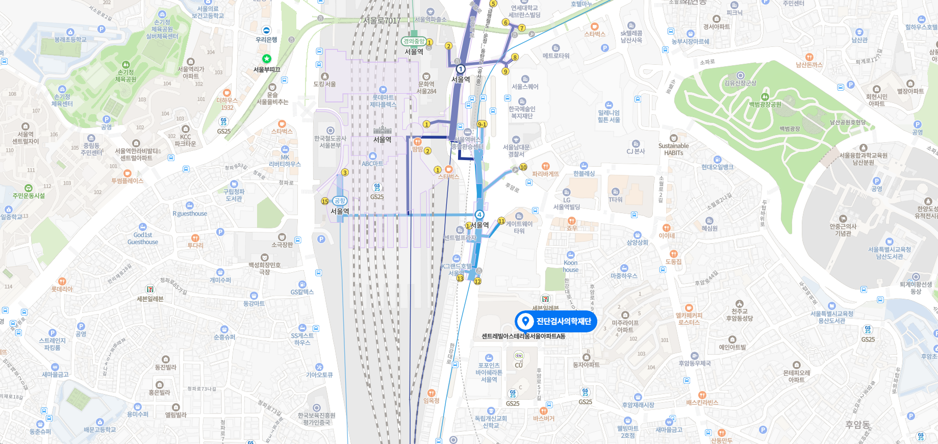LMF location map